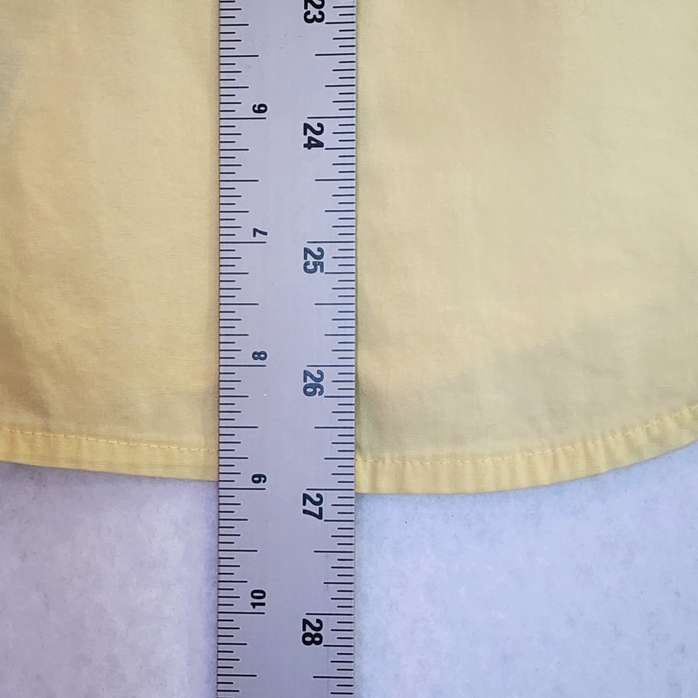 Tommy Hilfiger Women Yellow Sleeveless Stretch Button Down Shirt Plus Size 20 - Picture 7 of 7
